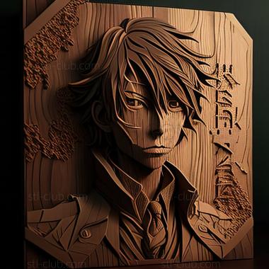 3D модель Рикия Кояма из Bungo Stray Dogs (STL)